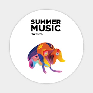Summer Music Festival Magnet